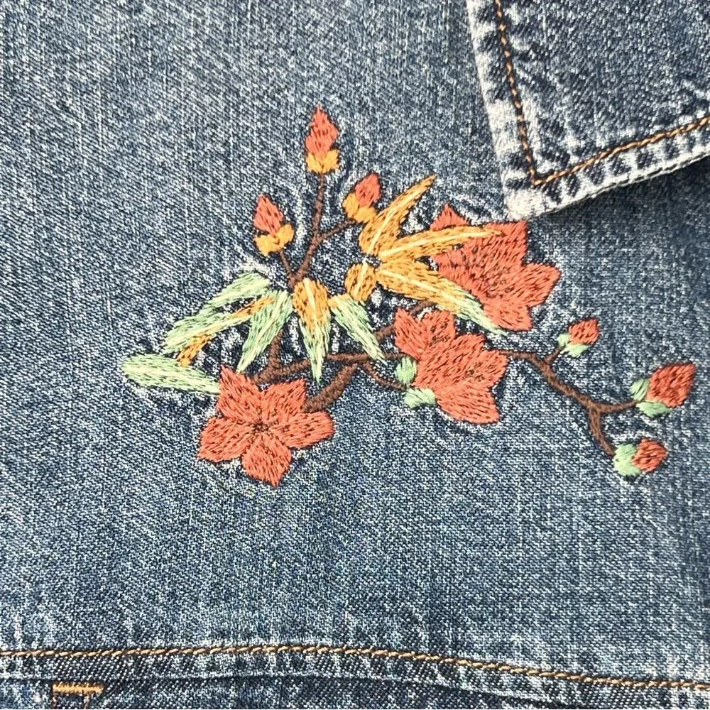 Mavi denim dress ▪️ embroidered ▪️ size small - Picture 4 of 5